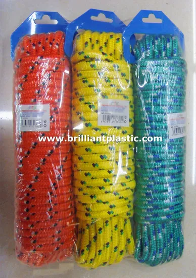 ナイロンロープ ポリエステルロープ プラスチックロープ ダイヤモンド編みロープ PPダイヤモンドロープ アウトドア用ロープ pictures & photos