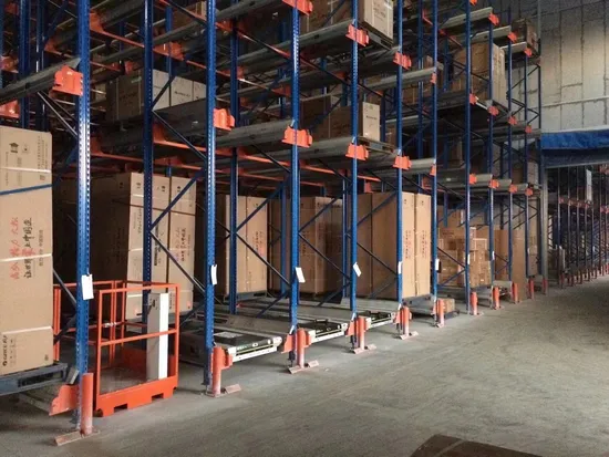 Hệ thống kệ lưu trữ tự động bằng xe đẩy pallet tùy chỉnh Hệ thống kệ pallet xe đẩy radio Hệ thống xe đẩy pallet bằng thép pictures & photos