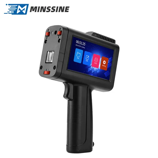 Impresora de inyección de tinta multilingüe de alta velocidad con máquina de codificación de impresión de códigos QR personalizados pictures & photos
