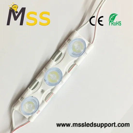 12V โมดูล LED แบบฉีดขอบส่องสว่าง โมดูลข้างป้าย SMD ชิป 3LED โมดูล 3W 3030 โมดูล LED สำหรับกล่องไฟสองด้าน pictures & photos