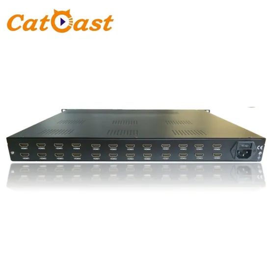 24 in 1 HD H. 264 Encoder met 24 HDMI Ingang IP Srt/Hls/HTTP Rtmp/UDP/Rtp/Rtsp Uitgang pictures & photos