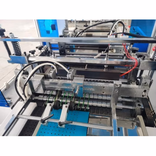 Máquina de envasado automática de alta velocidad multifuncional para enhebrado y plegado rápido pictures & photos