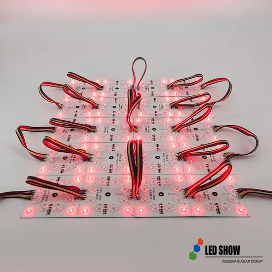 Programmierbares Magic DC24V Rgbic DMX512 quadratisches LED-Modul-Blockchain für Leuchtkästen pictures & photos