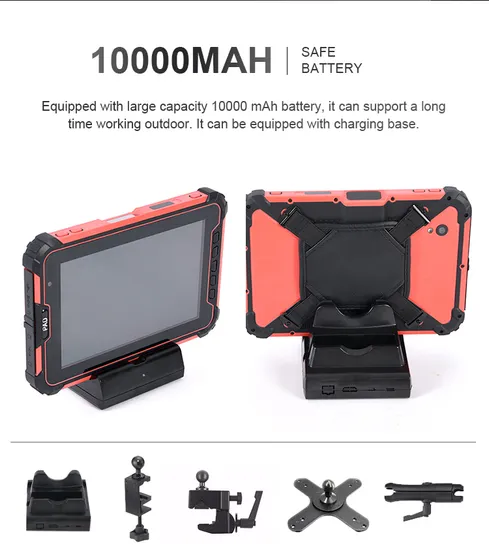 8 Tablet Mini PC Tahan Air Tangguh Android Pemindai Kode Batang Tablet pictures & photos