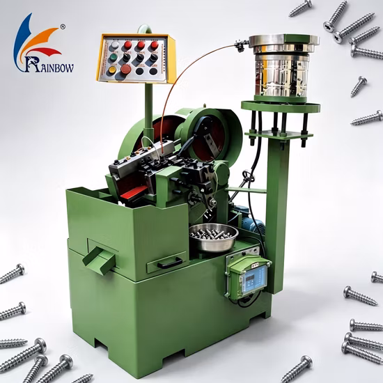 Macchina automatica per filettatura viti, macchina per laminazione filetti ad alta velocità pictures & photos