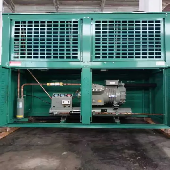 Unità di refrigerazione a vite con funzionamento stabile, attrezzatura per rack di compressori a vite in parallelo pictures & photos