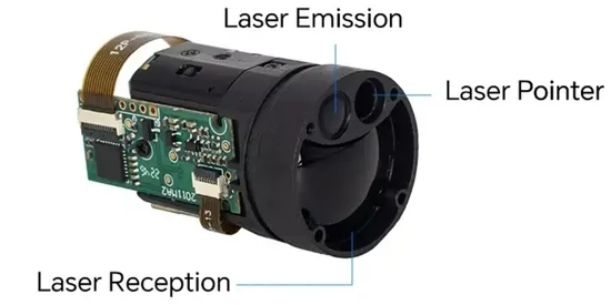 Modulo di misurazione laser a shell impermeabile 1600m Sensore laser di distanza con interfaccia personalizzata pictures & photos
