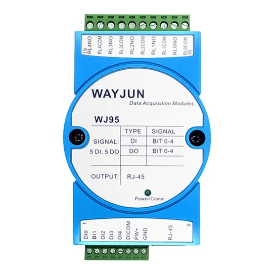 Fern-I/O-Modul mit fünf Schaltsignalen und fünf Relaisausgängen. Analog-Akquisitionsmodul für Sensorsignale, Signalisolator-Konvertierungsmodul pictures & photos