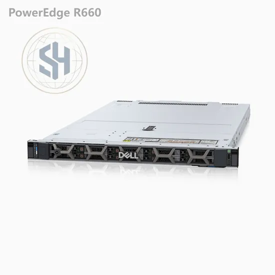 Промышленный сервер PowerEdge R660 1U с двумя сокетами для установки в стойку с DDR5 для виртуализации pictures & photos