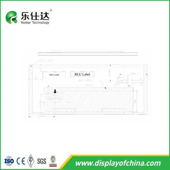 10.25 شاشة TFT بوصة 1920*720 وحدة LCD لأجهزة القياس في السيارات pictures & photos