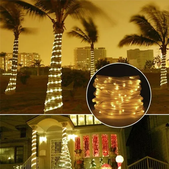 100 LED Solar Seil Röhren Lichter pictures & photos