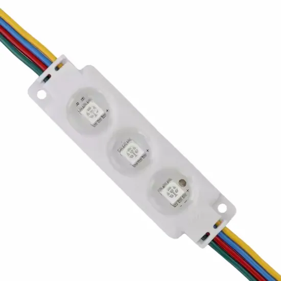 RGB LED Modul SMD 5050 LED Hintergrundbeleuchtung Pixelmodul für Schriftzug DC12V 3LED IP65 Wasserdicht 0.72W RGB LED Schild Modul Wasserdichtes LED Modul pictures & photos