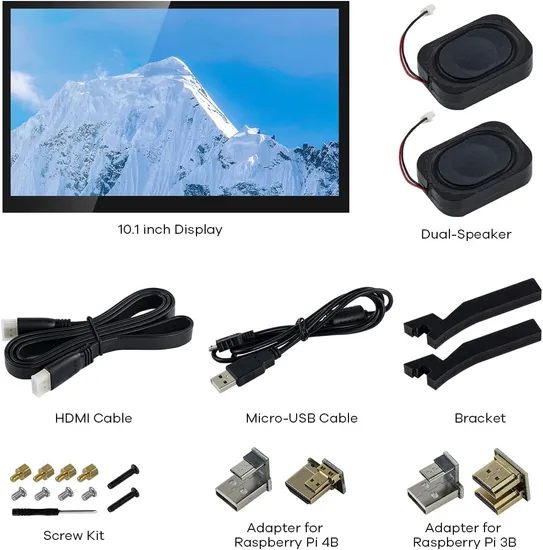 Modulo Schermo di Alta Qualità 10.1 Pollici Mpi1001 per Raspberry Pi pictures & photos