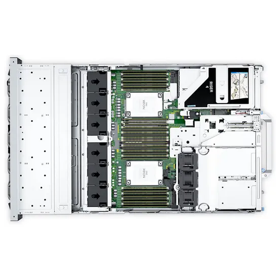 بيع ساخن ديل R750 خادم أداء حوسبة عالي تركيب على الرف pictures & photos