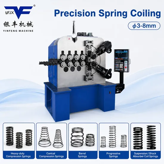 Coil Spring Super Creep Resistance Compression Spring Resistant to Ultra-High Temperatures Metal Spring Making Machine pictures & photos