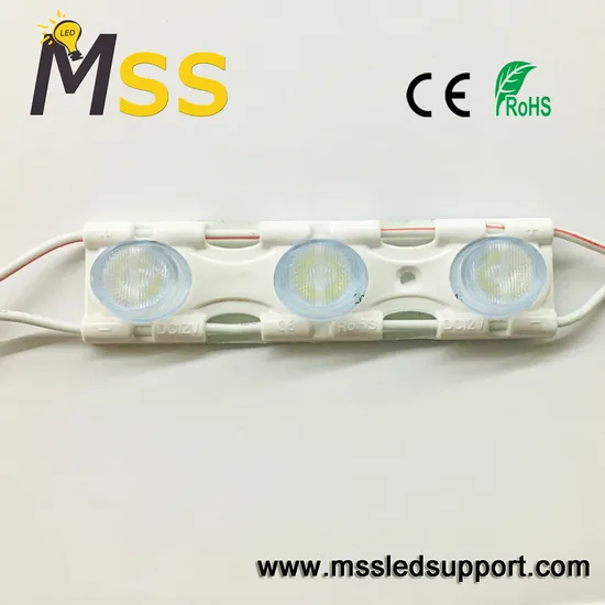 12V โมดูล LED แบบฉีดขอบส่องสว่าง โมดูลข้างป้าย SMD ชิป 3LED โมดูล 3W 3030 โมดูล LED สำหรับกล่องไฟสองด้าน pictures & photos
