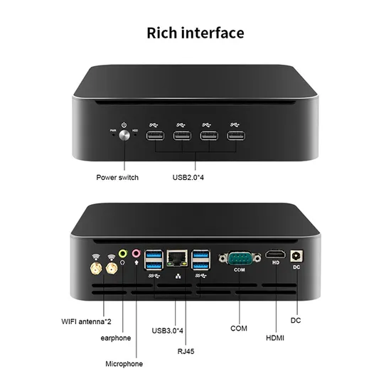 Lüfterloser Mini-PC Kern I5 Eingebetteter PC Mini-Computer Mini-PC pictures & photos