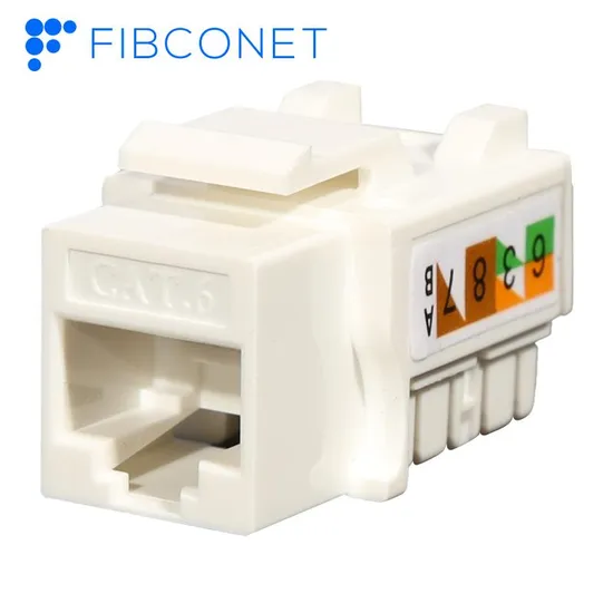 CAT6 RJ45 ネットワークモジュール 90 デグリーパンチダウンUTPキーストーンジャック RJ45 キーストーンモジュラー pictures & photos