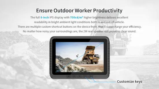 8-Inch Tablet Android rugged impermeabile con scanner di codici a barre pictures & photos
