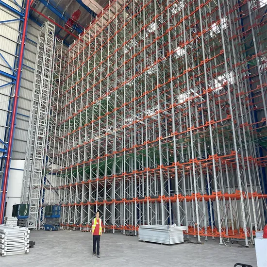 Système d'automatisation d'entrepôt avec navette ASRS, racks de stockage et racks de navette à palettes pictures & photos