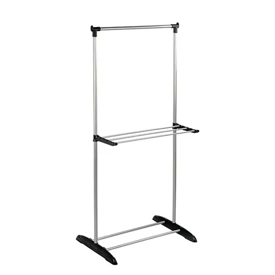 Edelstahl Wäschetrockner Kleider Einzelstange Bekleidungsdisplay Rack Kleiderspeicher Rack pictures & photos
