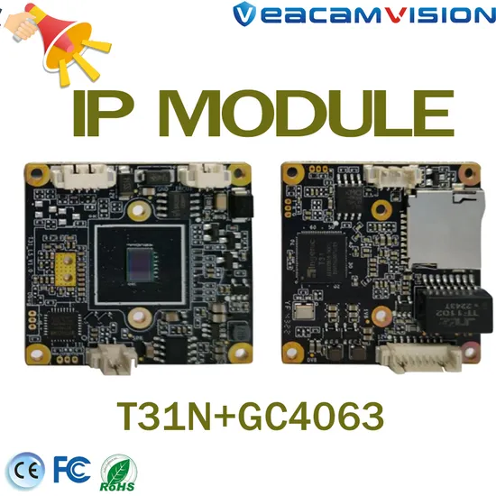 PCBA-modulecamera CMOS-chipset IP-module met megapixelopties en IR-ondersteuning pictures & photos