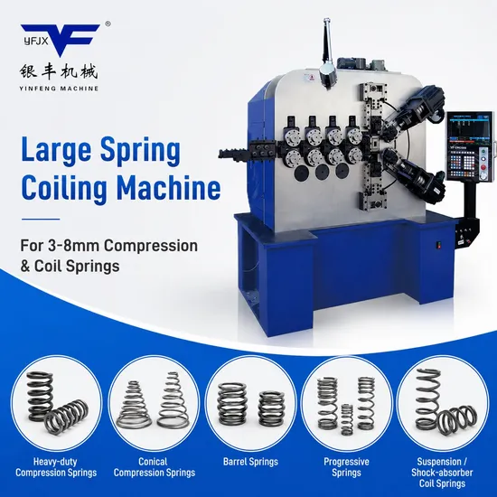 Coil Spring Super Creep Resistance Compression Spring Resistant to Ultra-High Temperatures Metal Spring Making Machine pictures & photos