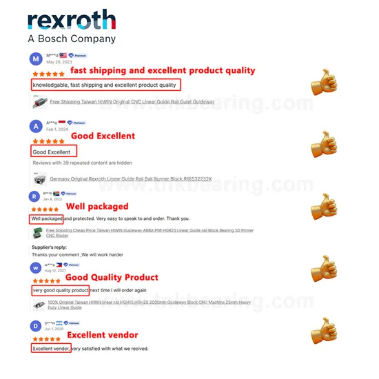 Guia de Bloco Linear de Alta Qualidade e Baixo Preço Rexroth R165111320 R1651 113 20 R150249065 R066702500 R151237013 R151137510 R060202010 R044229441 Sistema de Kit CNC pictures & photos