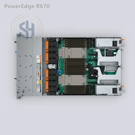 Server Rack PowerEdge R670 alimentato da processori Intel Xeon 6 con archiviazione NVMe pictures & photos