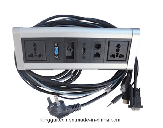 Driehoekige bureausocket met RJ45 pictures & photos