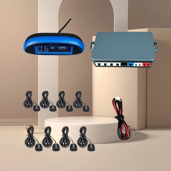 Kit di sensori di parcheggio, kit con 8 sensori a sonda, kit monitor per retromarcia, facile da installare, radar per auto con rilevamento della distanza, sensore di parcheggio per auto pictures & photos
