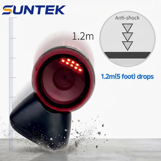 1d 2D Máy quét mã vạch để bàn Qr Symcode quét đa hướng USB Suntek R11 pictures & photos