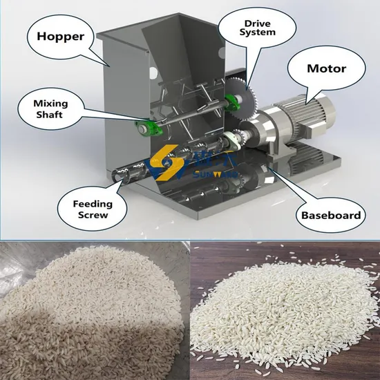 „Umgestaltung der Reisknetmaschine für die angereicherte Reisverarbeitungslinie, Produktion von Reiskernen, Wiederherstellungsanlage“ pictures & photos