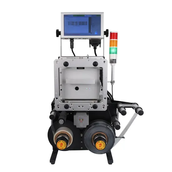 Hochauflösende Etikettenrollen-Wickelmaschine Docod Automatisch Xf20 Integrierte Wickel- und Codiersysteme für Datamatrix-Code-Etiketten pictures & photos