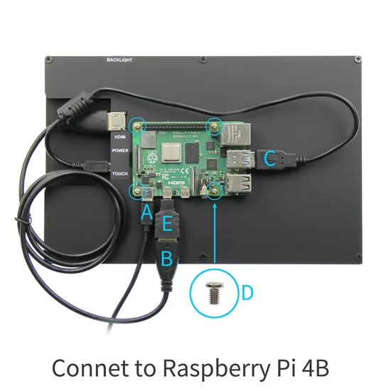 10.1 Zoll 1280X800 Hochauflösender Raspberry Pi HDMI Eingangs kapazitiver Touch LCD Monitor pictures & photos