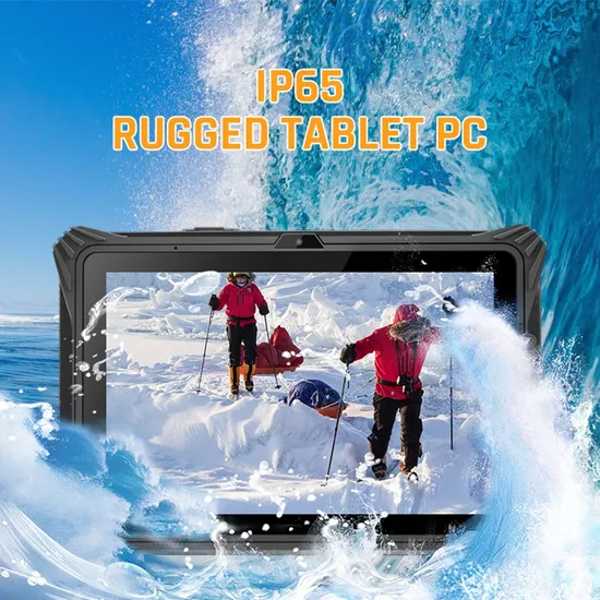 Tablet PC Tangguh 10.1 Inci NFC RJ45 Modul Sidik Jari Modul RFID Frekuensi Ultra Tinggi Pemindaian Kode QR Basis Pengisian Daya Tangguh pictures & photos