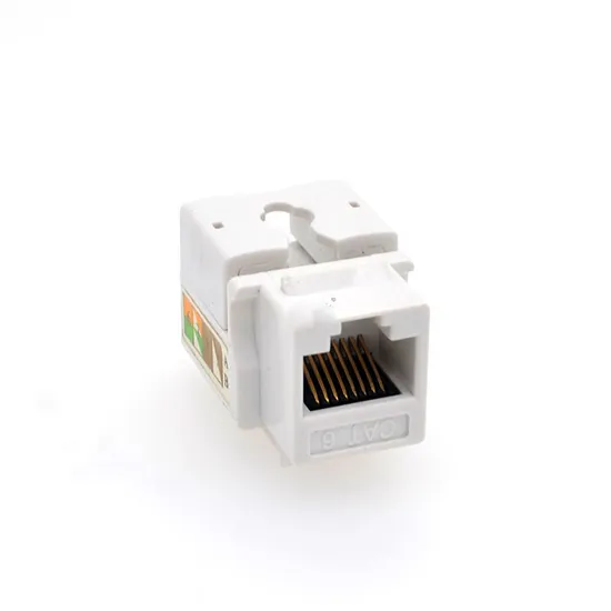 工場の低価格 CAT6 UTPネットワークモジュール RJ45 キーストーンジャック通信ネットワーキングモジュール pictures & photos