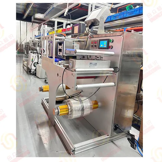Intelligente hoge snelheid automatische label jet codering terugwinding machine label film tape terugwinding datum codering machine pictures & photos