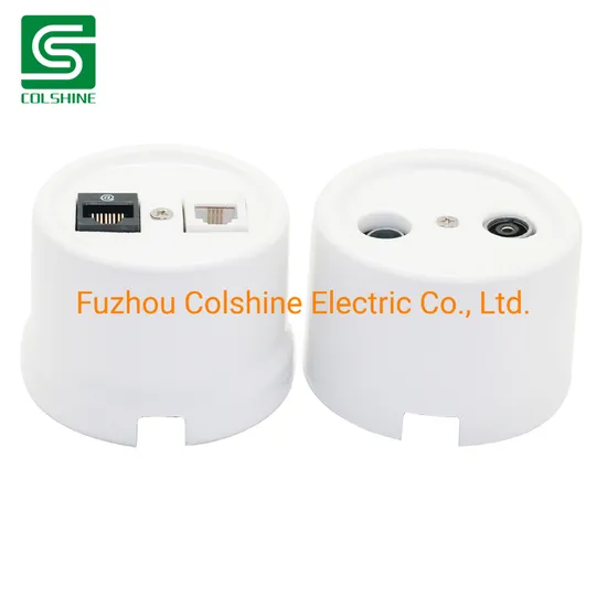 セラミックデータソケットポーセリンインターネットソケットレトロ RJ45 Rj11 ソケット pictures & photos