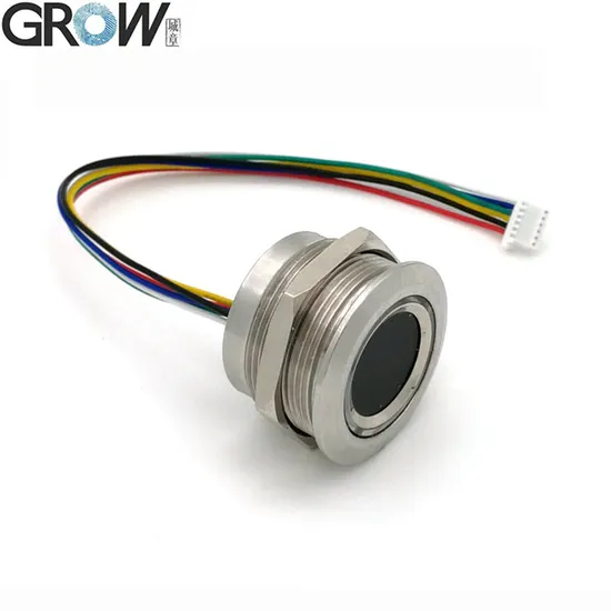 เติบโต R503 โมดูลเซ็นเซอร์สแกนลายนิ้วมือแบบควบคุม LED รอบใหม่ pictures & photos