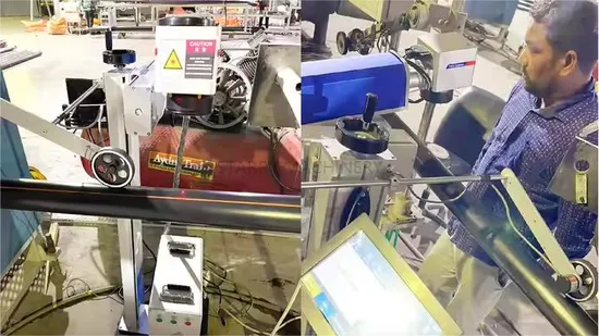 Kosteneffectieve coderingsmachine vezel laser markeermachine 30W laser datum coderingsmachine pictures & photos