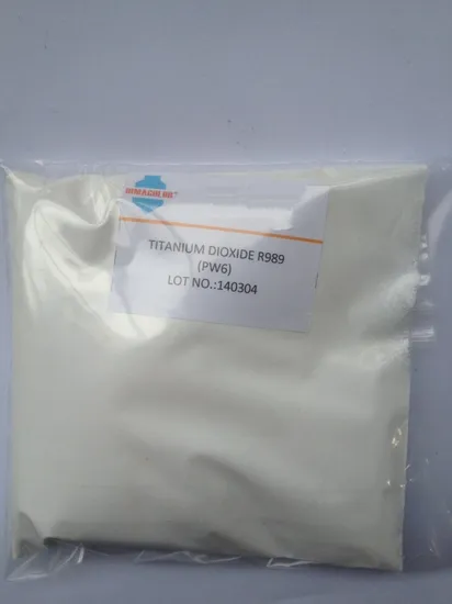 Dióxido de Titanio Rutile Pigmento Blanco (TiO2 R989) Vs R902 R996 pictures & photos