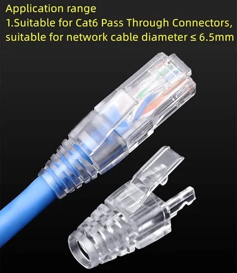 พีซี RJ45 ปลั๊กบูตคอนเนคเตอร์บูตโมดูลาร์การบรรเทาแรงดึง pictures & photos
