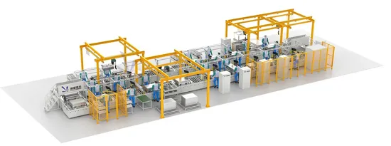 Proceso de flujo de línea de producción automatizada de módulo de batería de litio pictures & photos