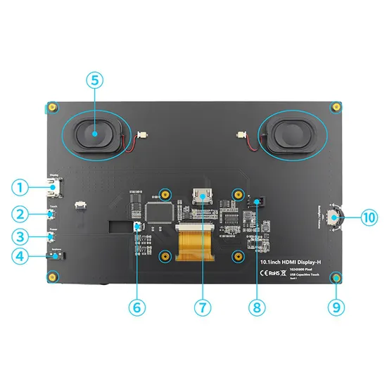 Modulo Schermo di Alta Qualità 10.1 Pollici Mpi1001 per Raspberry Pi pictures & photos