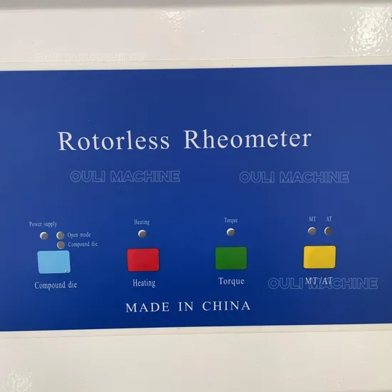 Rotoru Olmayan Reometre Kauçuk Karışım Test Cihazı pictures & photos