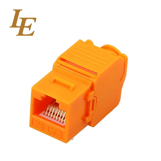 Cat5e CAT6 CAT6A เครื่องมือ UTP ไม่มีเครื่องมือ RJ45 แจ็คโมดูลาร์ pictures & photos