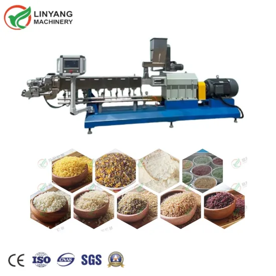 Máquina de Extrusión de Arroz Artificial Línea de Producción de Extrusora de Arroz Artificial pictures & photos