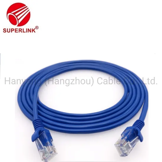 Câble de données cordon de raccordement câble d'ordinateur RJ45 câble LAN communications CAT6 UTP pictures & photos