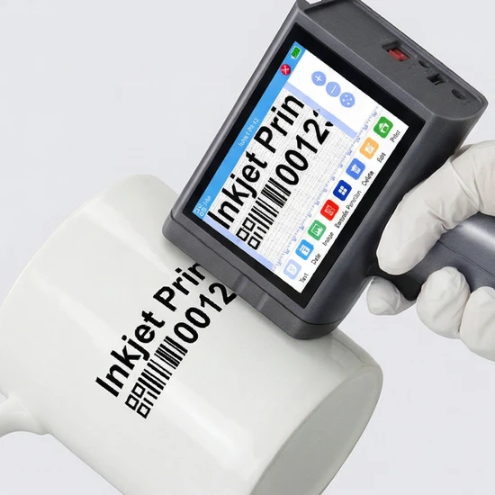 Mini kapazitiver Touchscreen Handheld Datencoder tragbare Inkjet-Codiermaschine pictures & photos